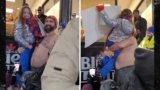 Shirtless Jason Kelce Lifts Young Fans Up to Say Hi to Taylor Swift – TMZ